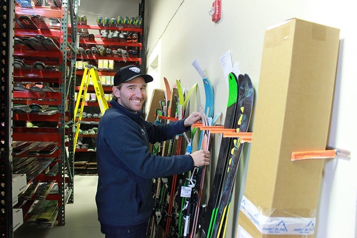 Powder7 uses a finely-tuned process for shipping skis ordered on the web. // Image: Courtesy