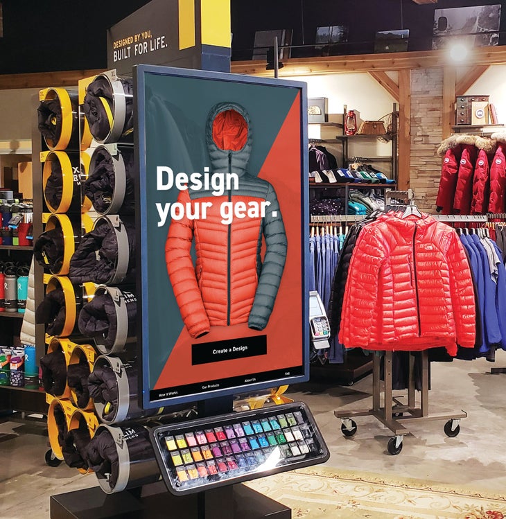 20181029_084821 kiosk Champaign Outdoors puffy jacket designer