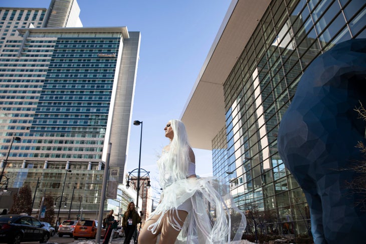 20190131_Albanese_1973 (1) Pattie Gonia outside the Colorado Convention Center in Denver