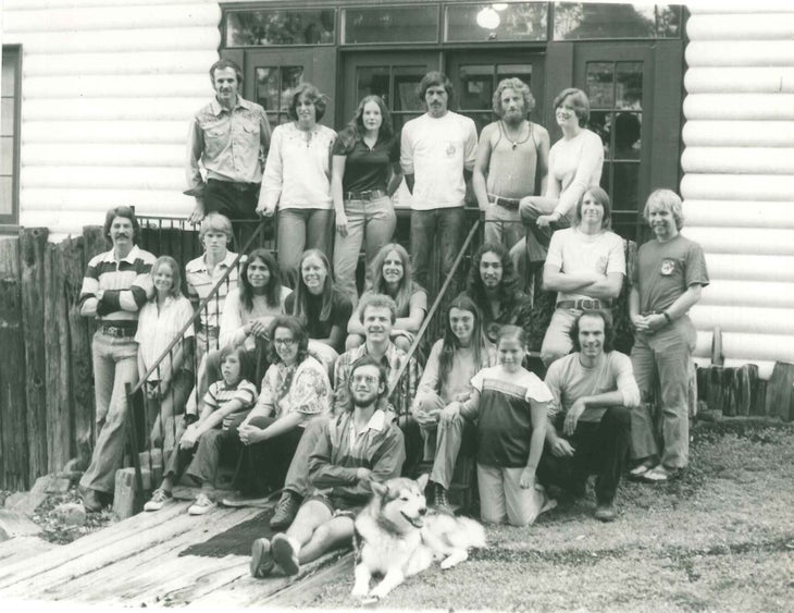 The Adventure 16 staff in 1974