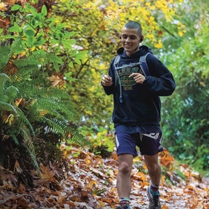 BIPOC runner on a trail
