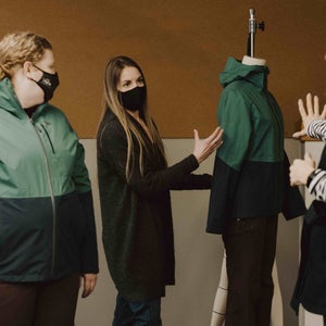 Outdoor Research plus-size technical apparel fitting