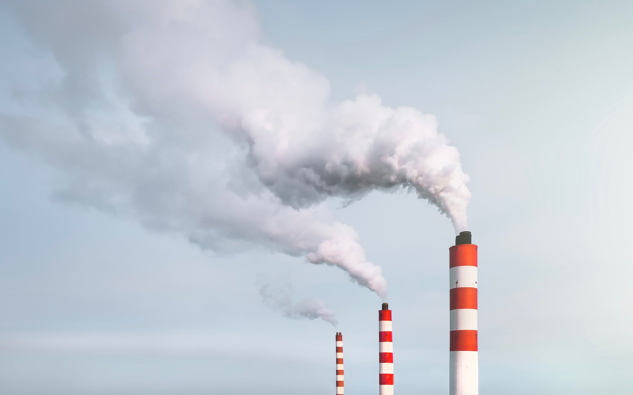 Smokestacks causing climate change