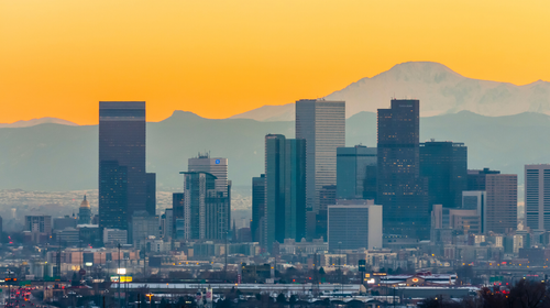 View of Denver, where Outdoor Retailer trade show takes place