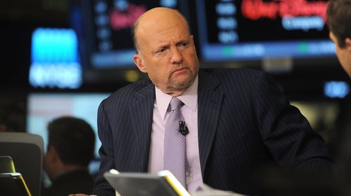 Jim Cramer on set