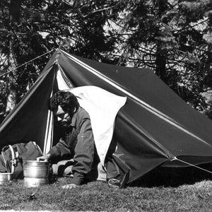 Old photo of a Hilleberg tent