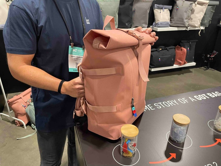 Got Bag on display at Outdoor Retailer