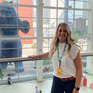 Marisa Nicholson in Colorado Convention Center at Outdoor Retailer