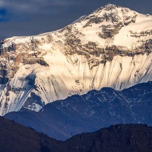 Dhaulagiri in the sunlight.