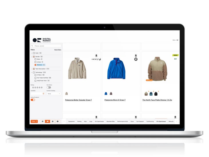 Screenshot of OR Digital Marketplace