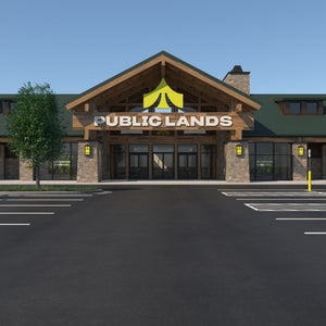rendering of retail store Public Lands, a branch of Dick's Sporting Goods
