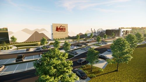 rendering of REI distribution center in lebanon, tennessee