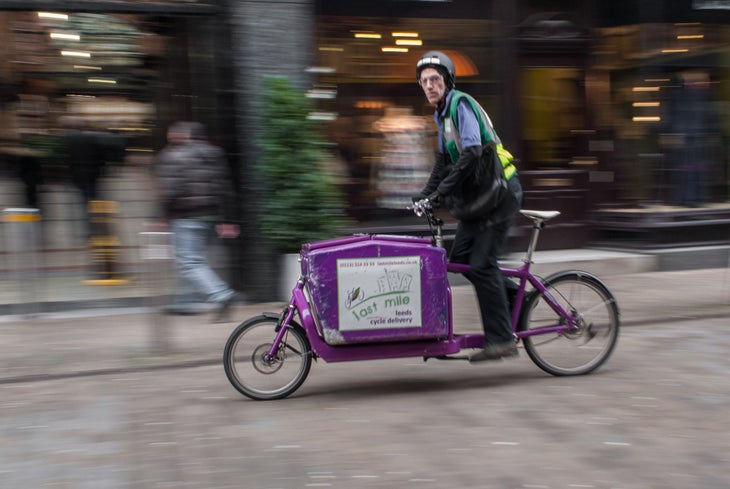 bike courier last mile None