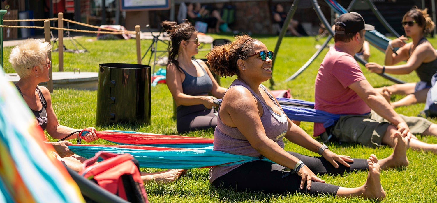 Athletic Female Brand Ambassadors Host Yoga Event for Under Armour