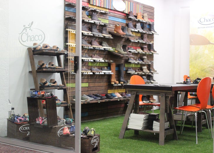 The Chaco showroom at the Denver Merchandise Mart