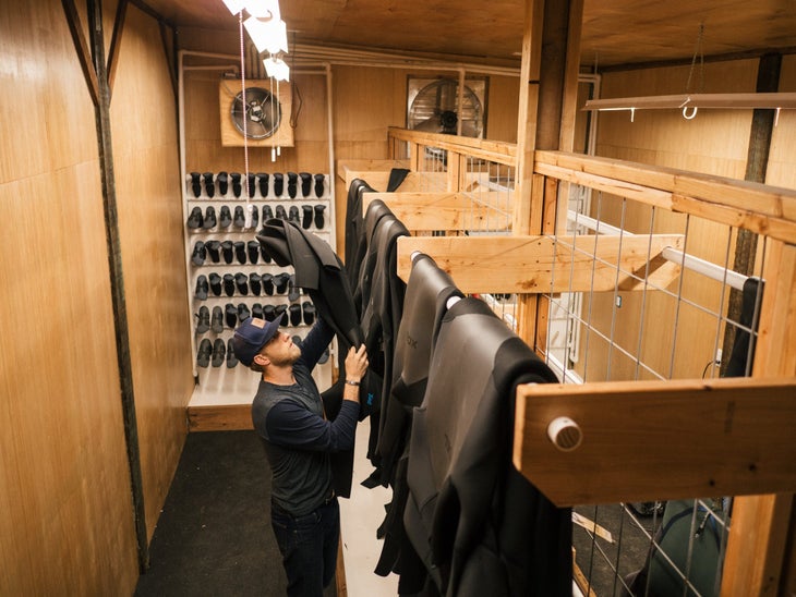 Copy of LOGE_Westport13_PC_GarretVanSwearingen LOGE Westport's wetsuit drying room