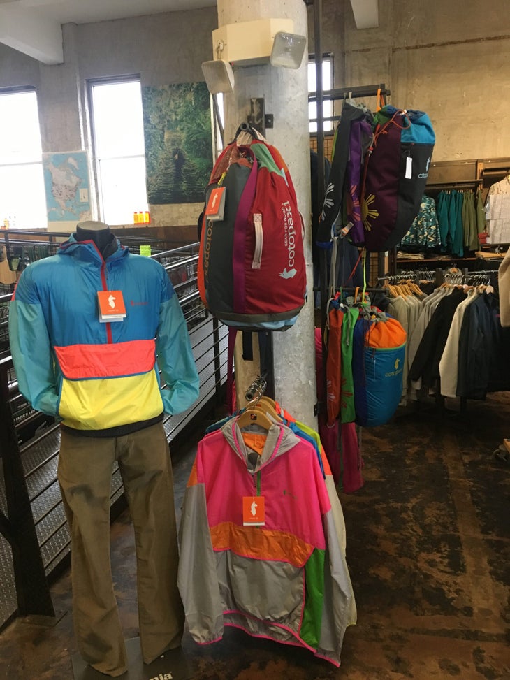 cotapaxi display massey Outdoor Retailer Playbook curation