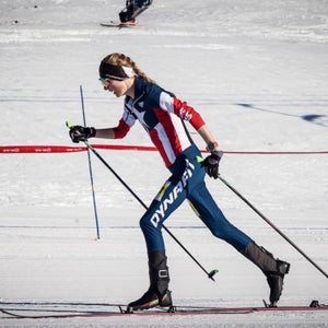 Elite skimo athlete Grace Staberg