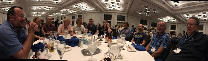 grassroots awards dinner table Outdoor Retailer Playbook cooperation