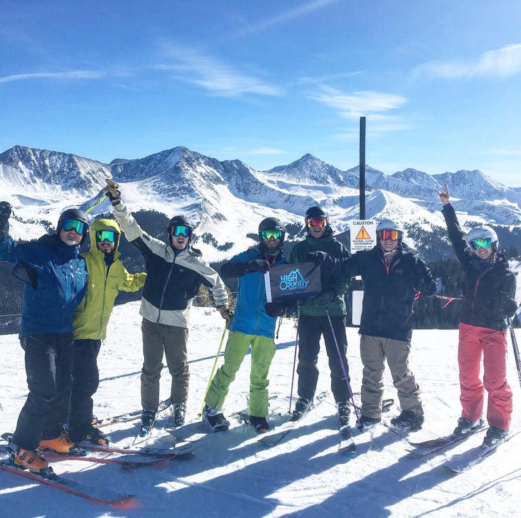Highcountry staff at copper mountain demo day, OR, January 2018 High Country Outfitters staff at Copper Mountain during Demo Day in January 2018