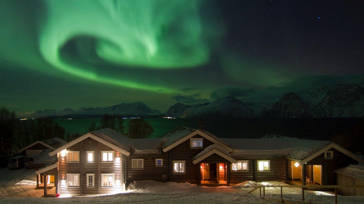 the Lyngen Lodge in Norway