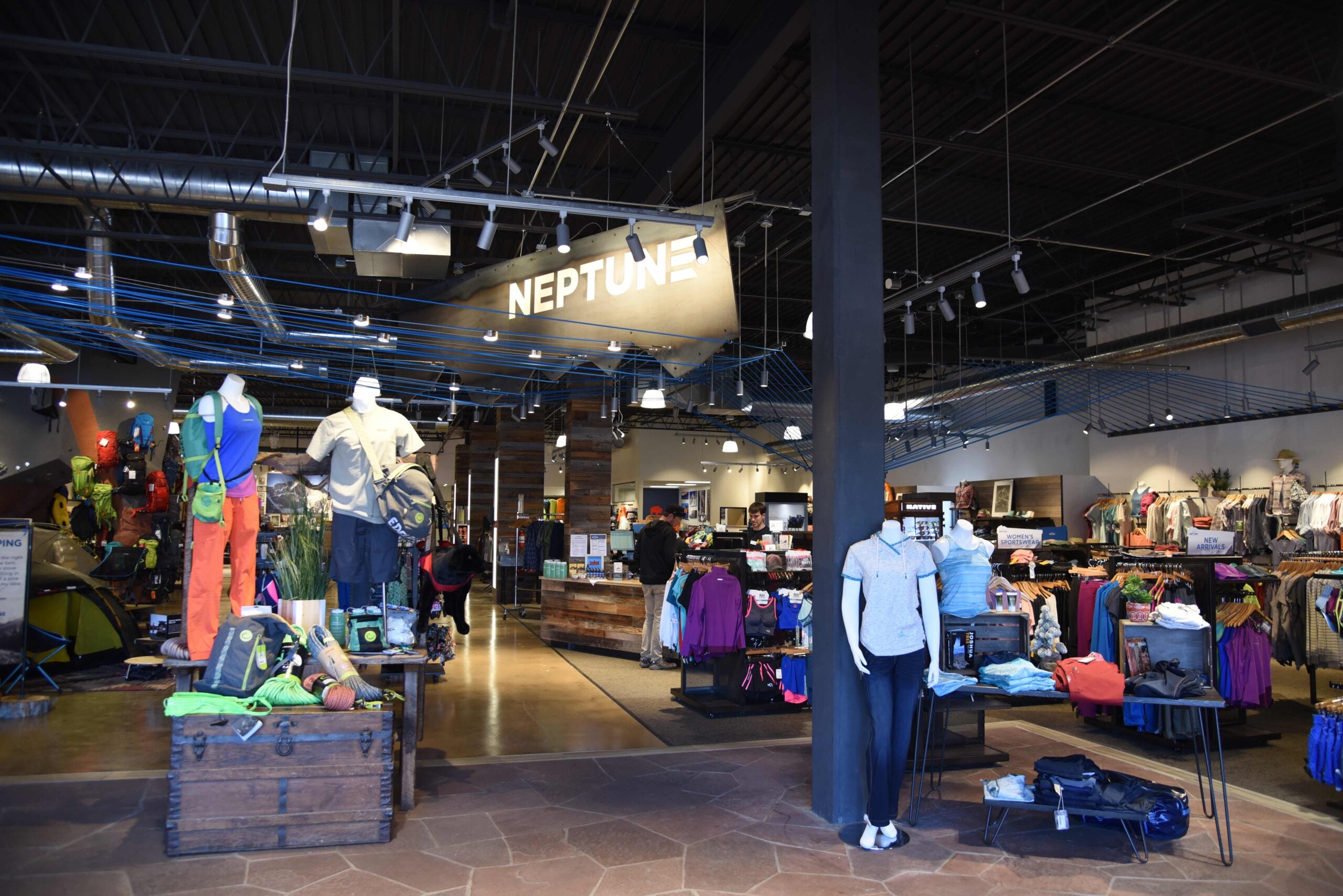 Neptune Mountaineering shop floor