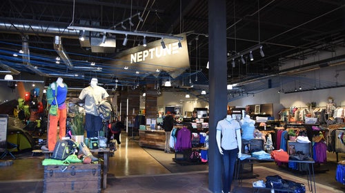Neptune Mountaineering shop floor