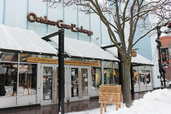 outdoor gear exchange exterior winter Outdoor Gear Exchange in Burlington, Vermont, is a #CoolShop