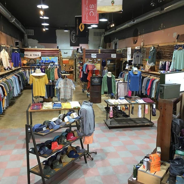 slim pickins in march 2019 Interior of SlimPickins Outfitters