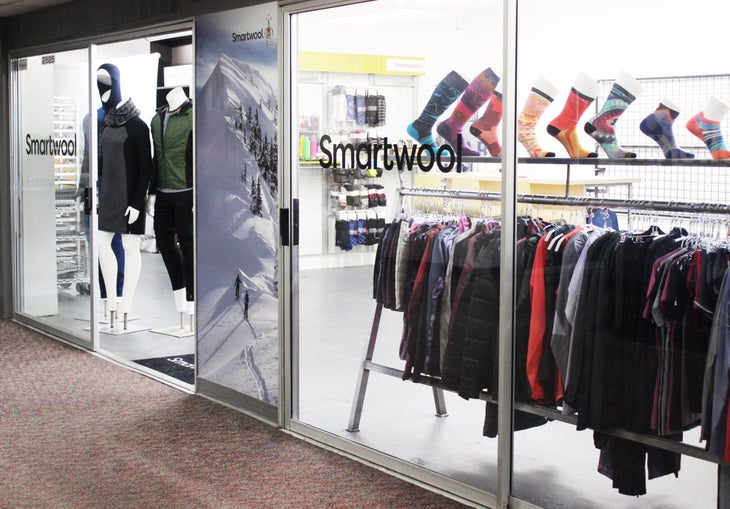 The Smartwool showroom at the Denver Merchandise Mart