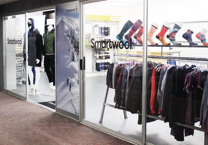 Smartwool FrontSide The Smartwool showroom at the Denver Merchandise Mart