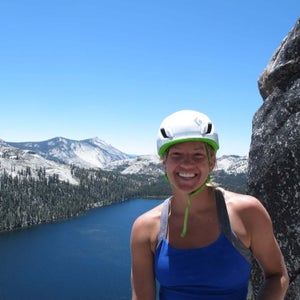 Tiffany Thiele in 2017, on a climbing day in Yosemite National Park