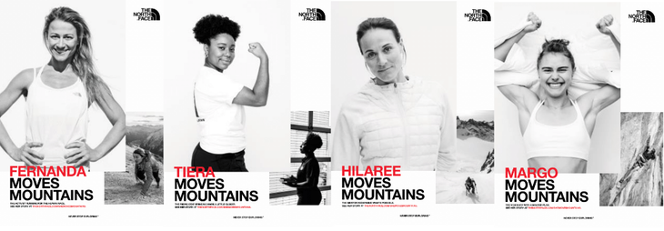 The North Face Move Mountains campaign