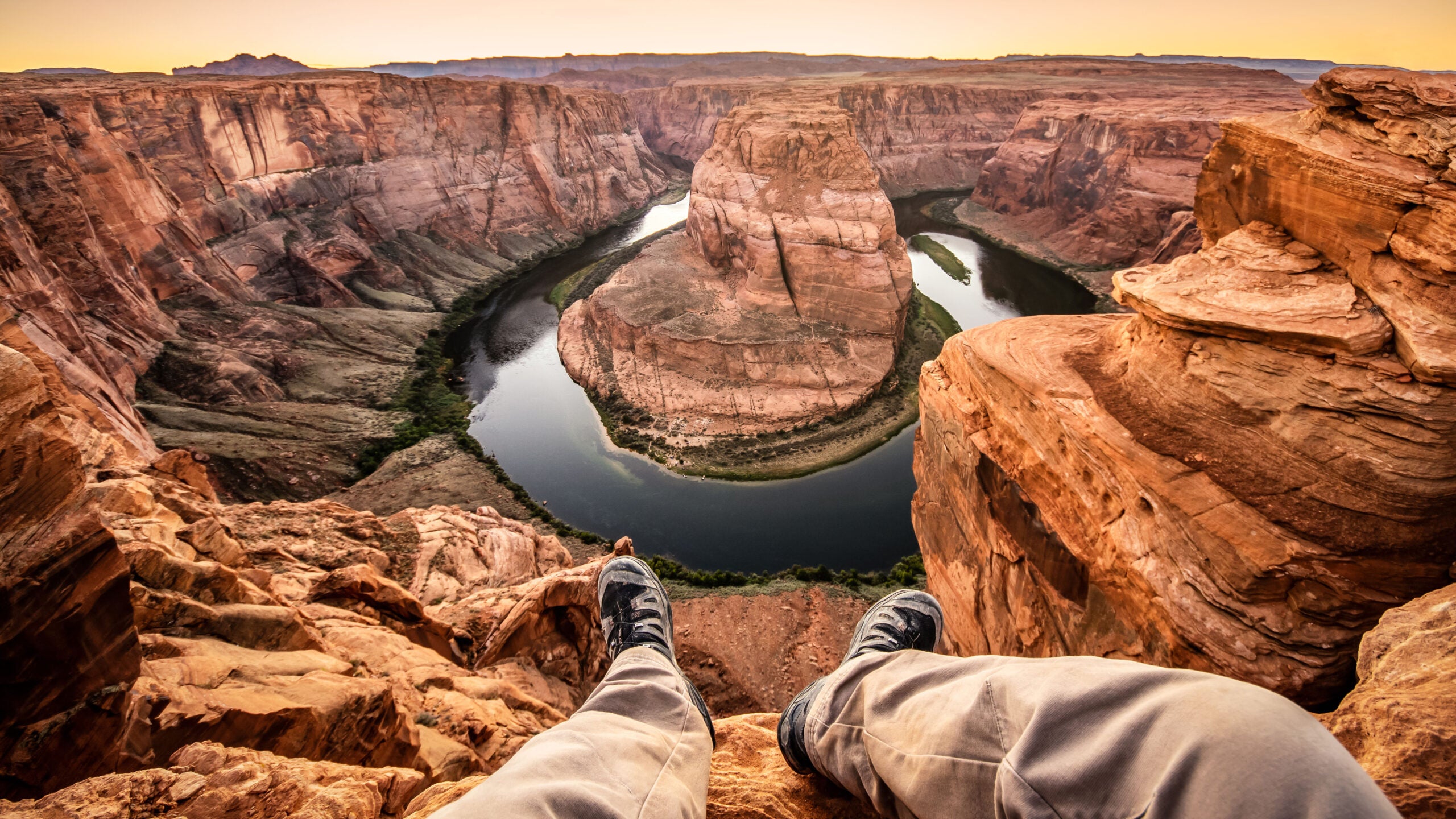 A photo of Horseshoe Bend in Arizona.