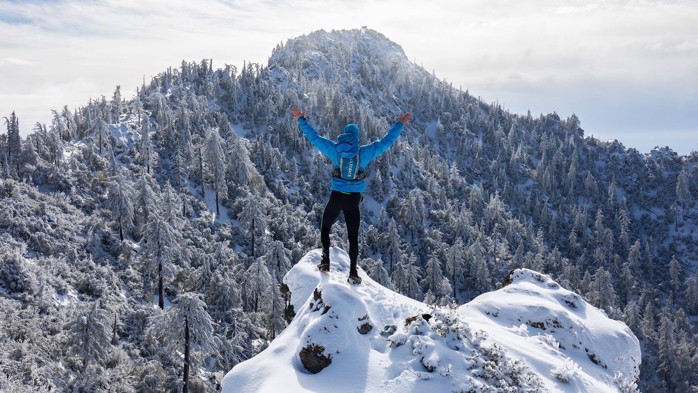 A rare heavy snowfall on Cone Peak, a.k.a. Snow Cone