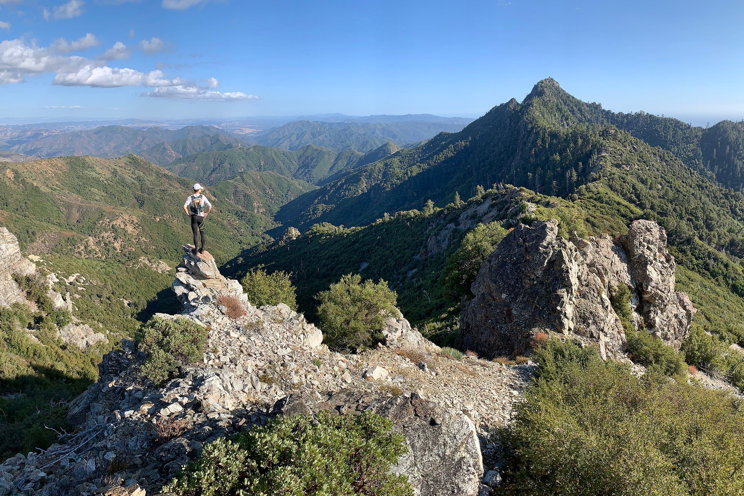 Along the North Ridge of Cone Peak