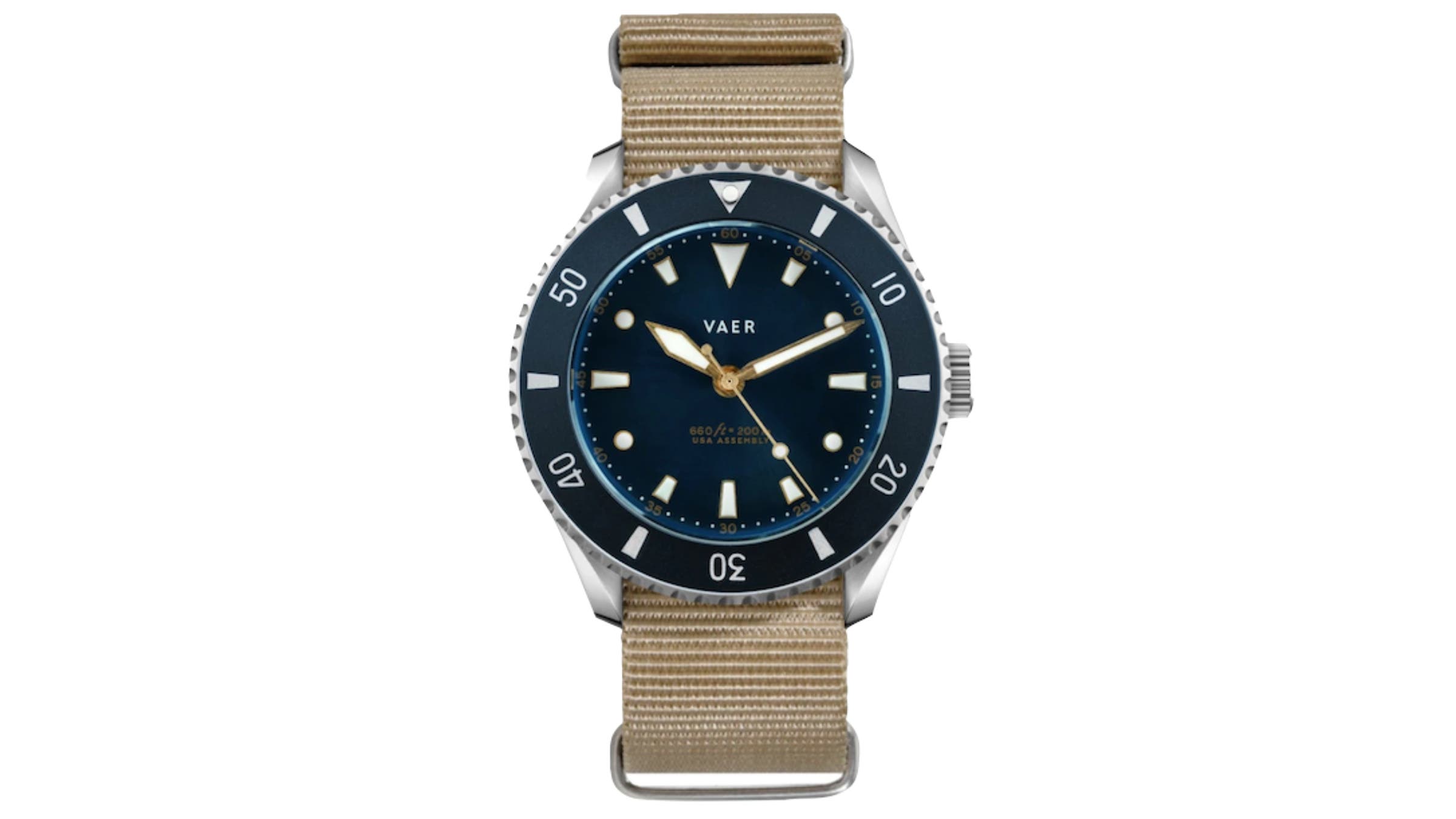 Vaer D4 Meridian USA Solar Diver Watch