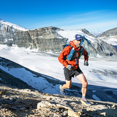 Greg Hanscom pounding out the miles