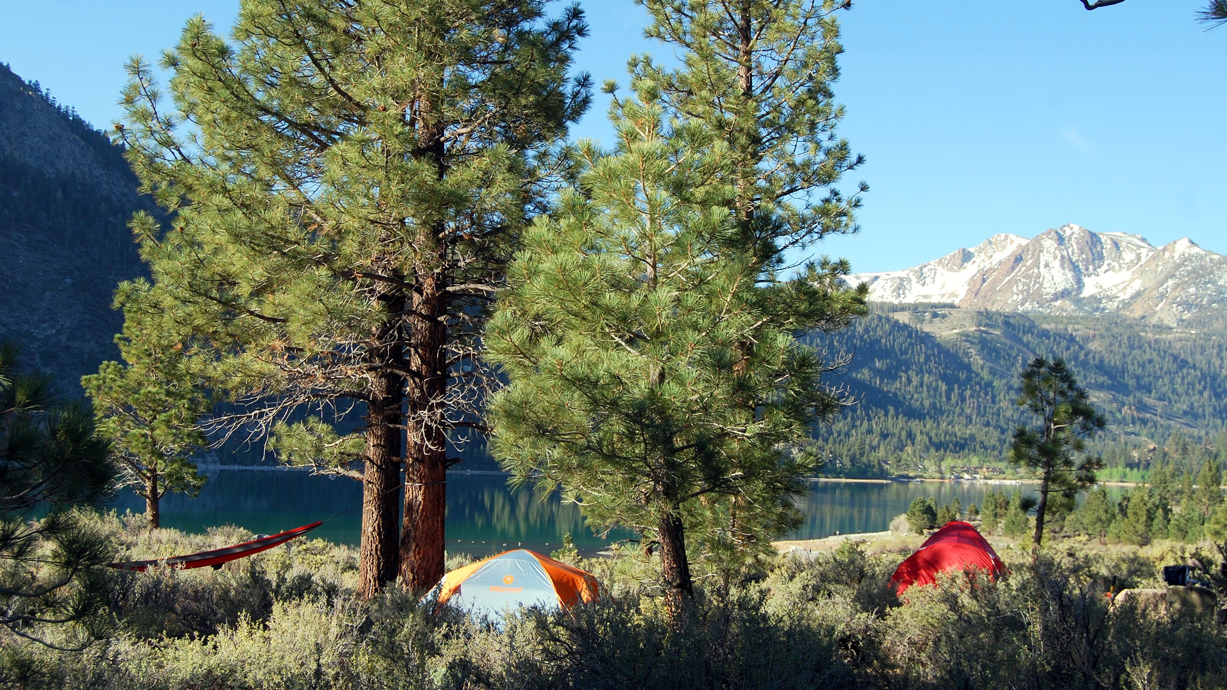 Oh Ridge Campground overlooking June Lake