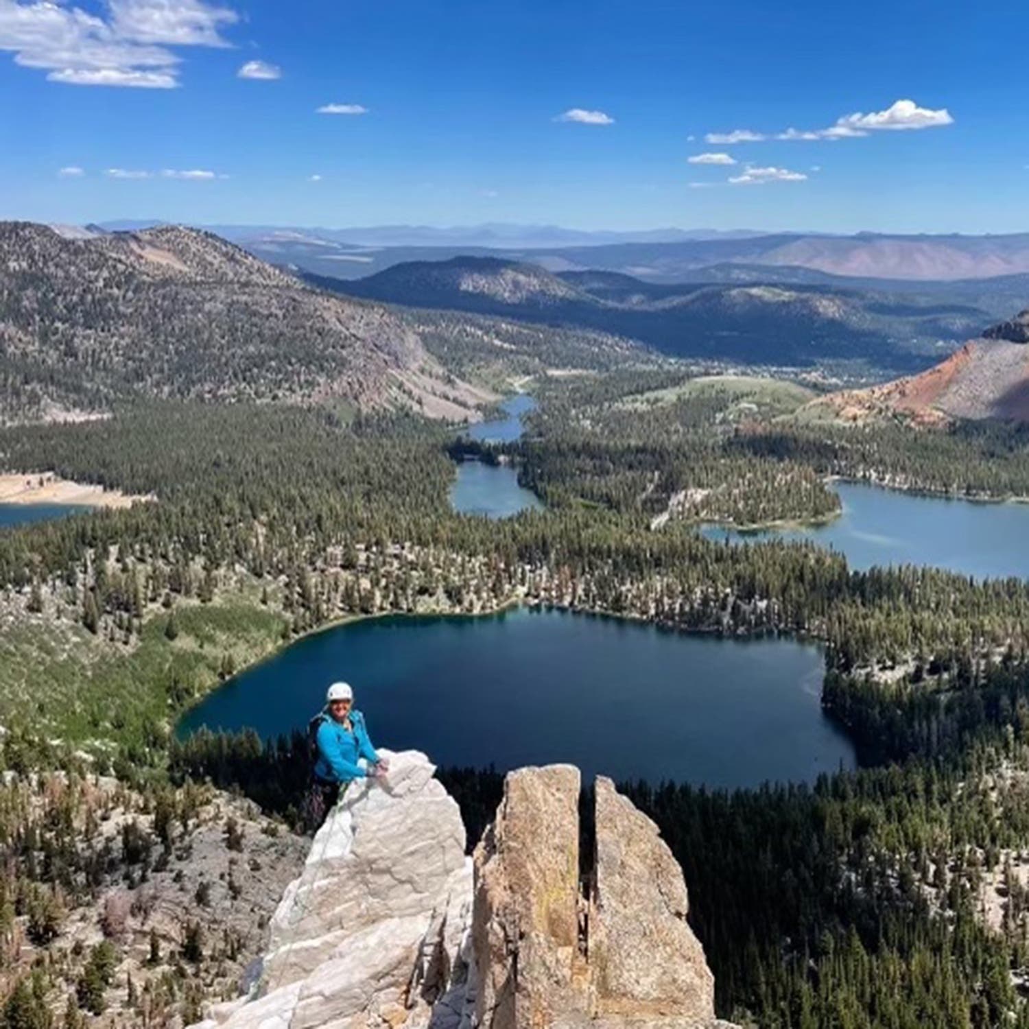 Thiele out and about on the rock