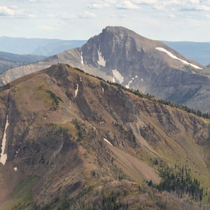 First Peoples Mountain in Yellowstone National Park.