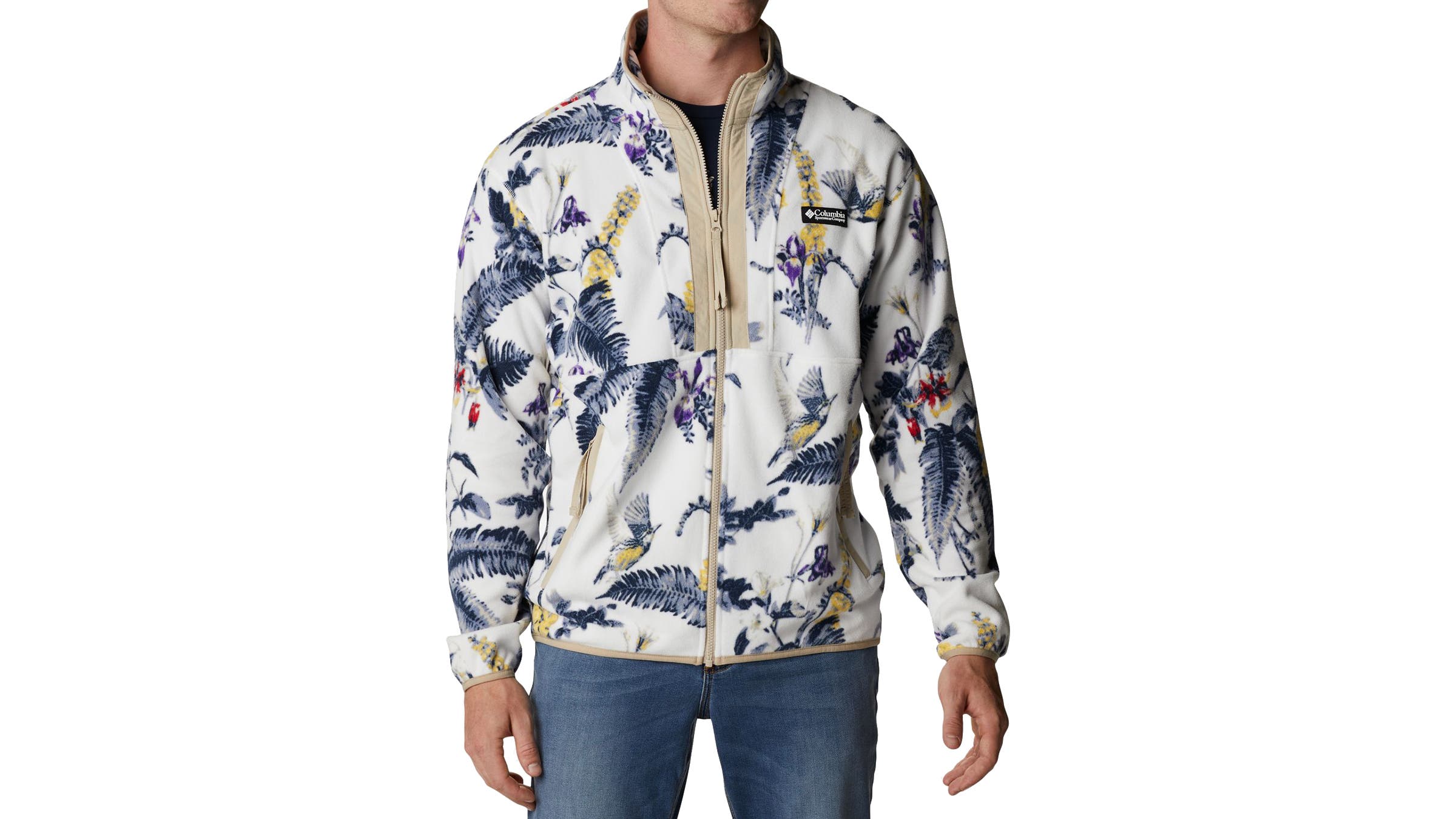 Columbia Back Bowl Fleece Light-Weight Jacket