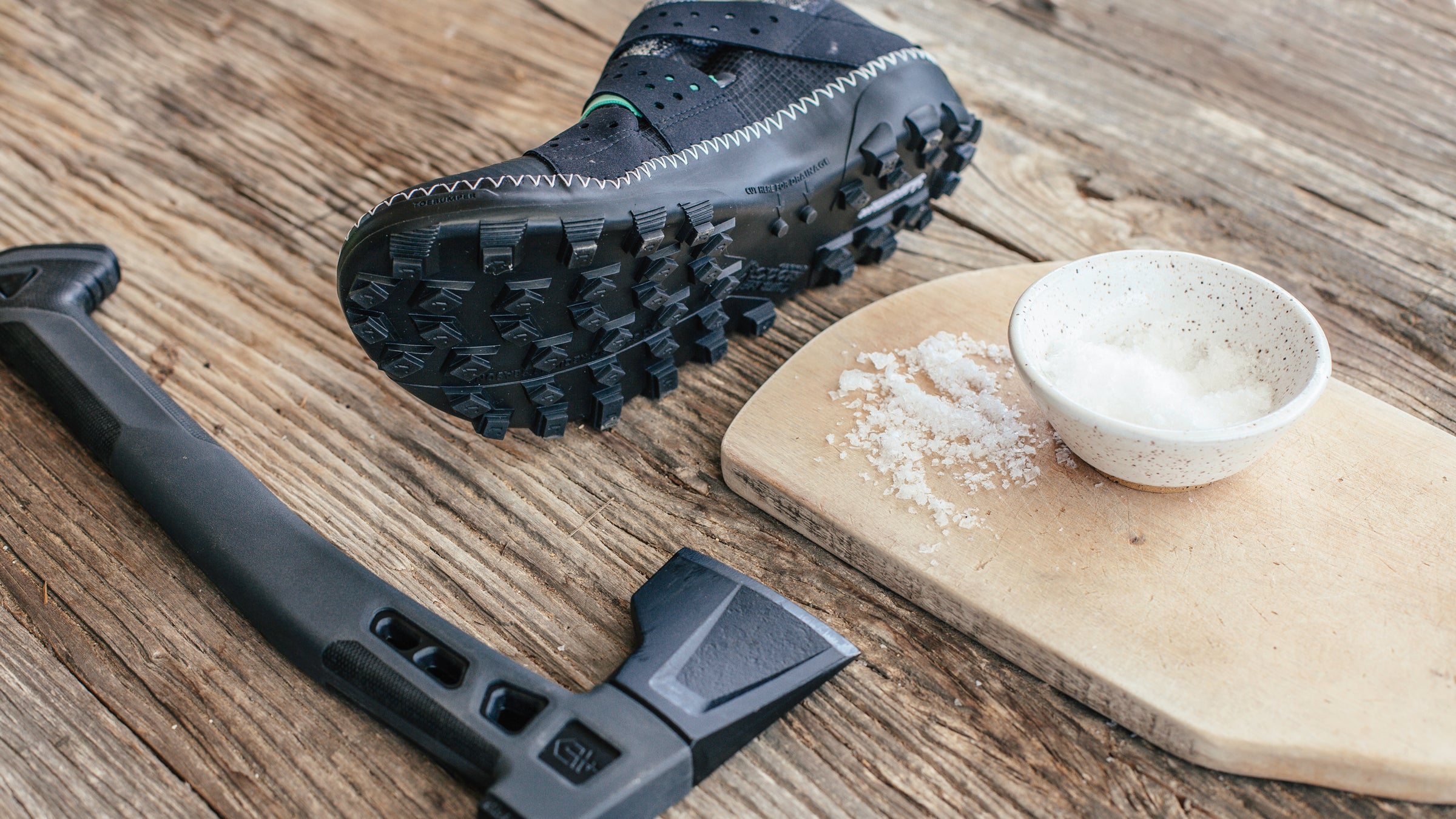Father's day gifts on an outdoor table