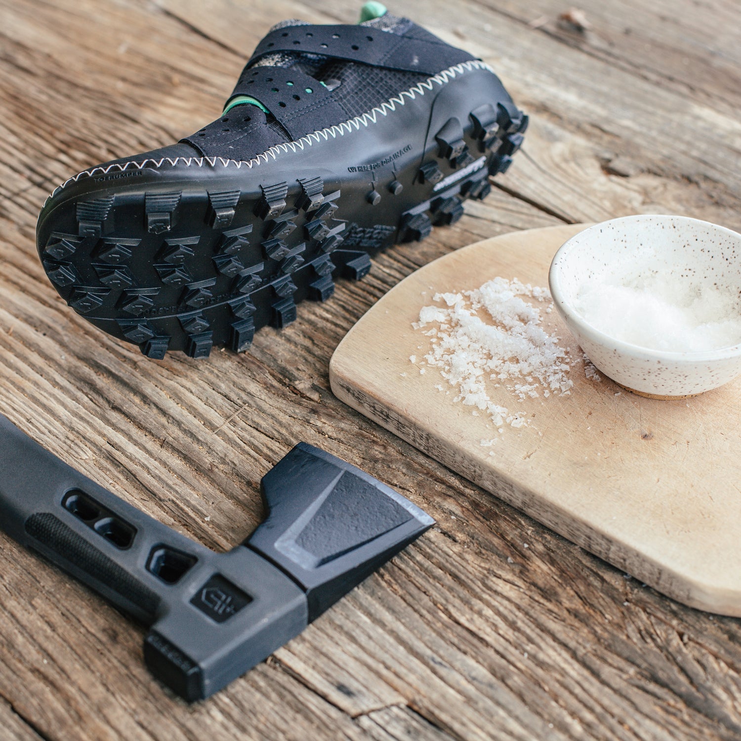 Father's day gifts on an outdoor table