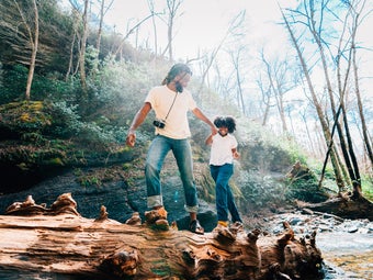 Hiking near Pisgah’s Looking Glass Falls