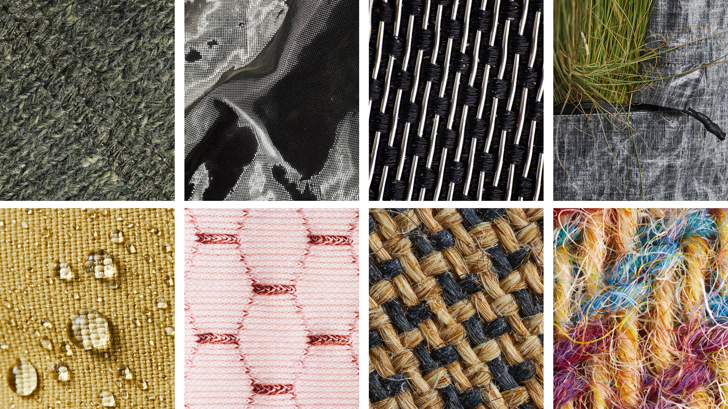 Clockwise from top left: Garbage sweater; Full Metal jacket (2); Off Grid shell; Lumberjacket; Apocalypse jacket; Copper base layer; 100 Year ski pants