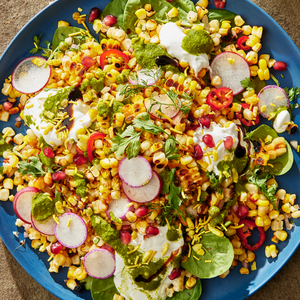 Grilled Corn Chaat Recipe