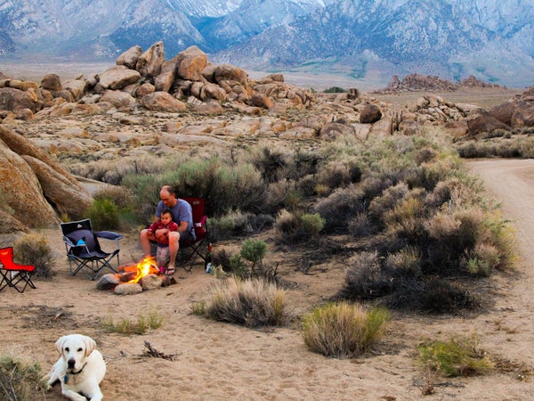 Free camping in California