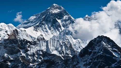Mount Everest in daytime