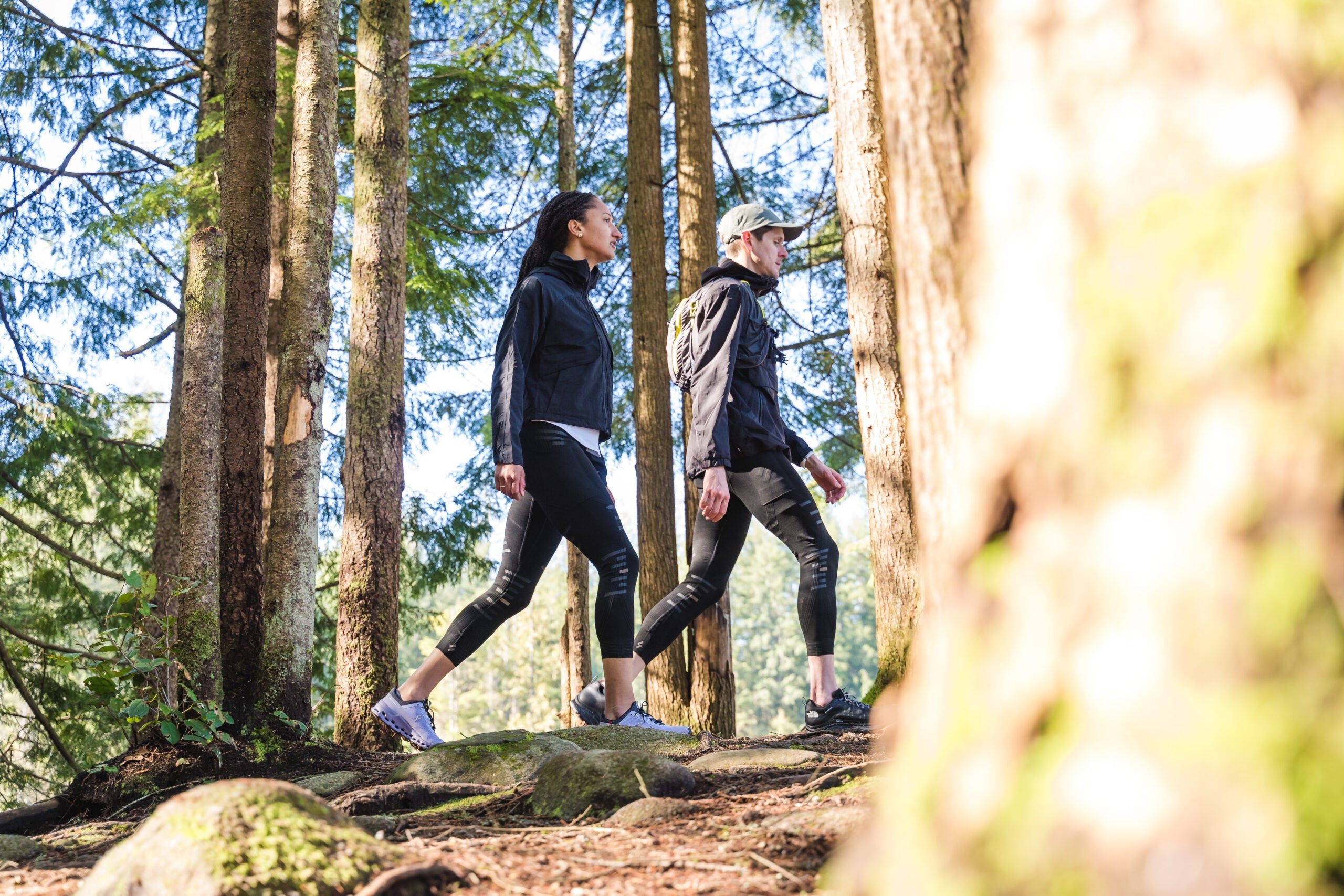 Hikers wearing Stoko tights